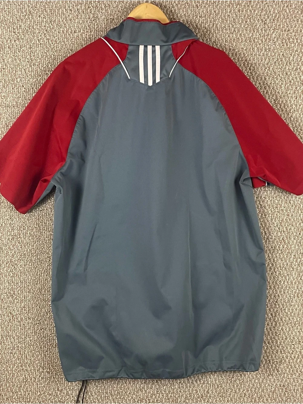 Adidas Nebraska Cornhuskers Pullover Jacket Mens XL Soft Shell 1/4 Zip R3